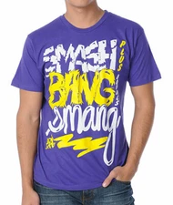 A-lab Smang Purple Smash Bang T-Shirt  Brand New