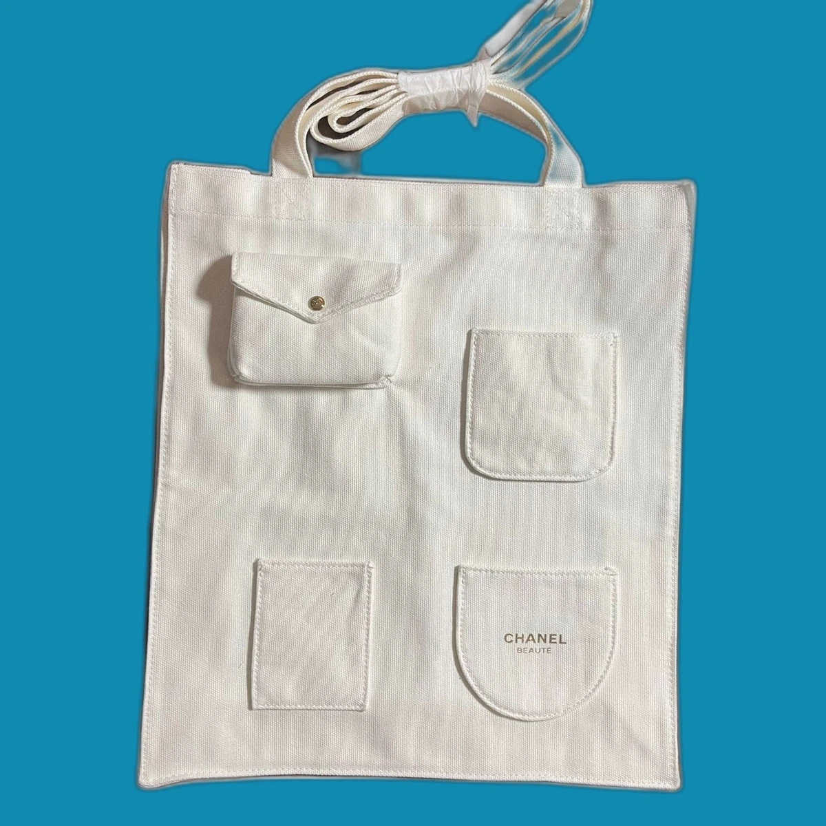 CHANEL ホワイトキャンバスバッグ CHANEL Tote White Bags & Handbags for Women for sale | eBay