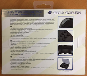 NEW sealed SEGA SATURN Retro-Bit 2.4GHZ Wireless Controller GAMEPAD Arcade Pad