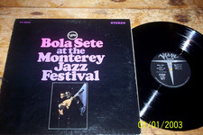 BOLA SETE at the MONTEREY JAZZ FESTIVAL 1967 VERVE Van Gelder press VINYL LP NM-