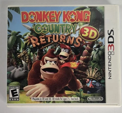 Donkey Kong Country Returns 3D Nintendo 3DS Rated E  By Nintendo Tested