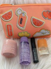 Clinique 5pc Gift Set w/ Bag - Moisture Surge Remover Mascara Perfume Cleanser