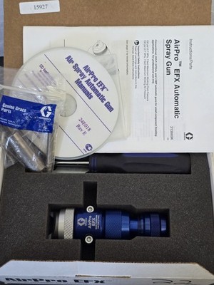 Graco 24B871 AirPro EFX LVMP Auto Spray Gun NOS w/ Manual Hardware Box