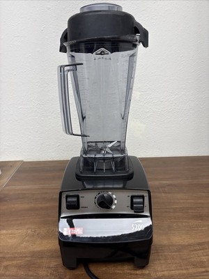 Vitamix 5200 Professional Blender Black 64oz Pitcher Lid Tested Works