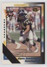 1992 Wild Card 10 Stripe Steve Hendrickson #403 Rookie RC 0a2. rookie card picture