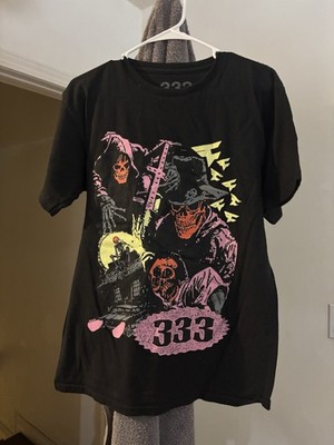 333 T Shirt Sz M Men s  Half Evil Concert T Shirt Black