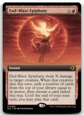 End-Blaze Epiphany (Extended Art) MTG Lorwyn Eclipsed 364 R NM
