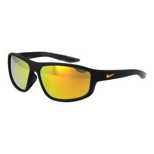 Nike Sunglasses Black Rectangular Reflective DJ0803 452 62mm Brazen Fuel M