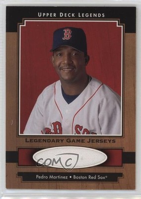 2001 Upper Deck Legends Legendary Game Jerseys Pedro Martinez #J-PM HOF e1e