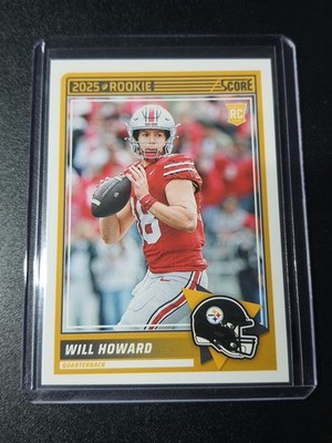 Will Howard - Score Football 2025 - Pittsburgh Steelers - Rookie - RC