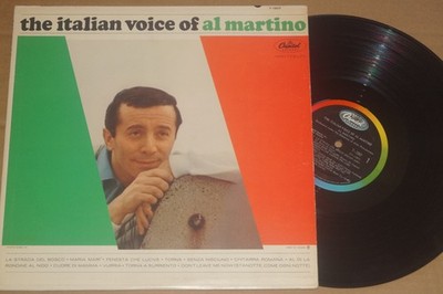 Al Martino   The Italian Voice Of Al Martino LP Capitol Records   (T 1907)