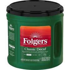 Folgers Decaffeinated Classic Medium Roast Ground Coffee - 28.8 oz