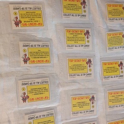 Topps Top-Secret Tips 33-Card Lot Nintendo Mario & Zelda Non-Sport Base Set