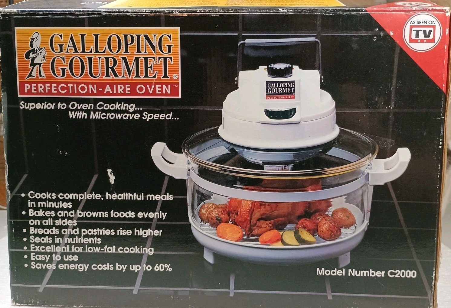 Galloping Gourmet Perfection-Aire Convection Oven C2000 New Open Box Old Stock