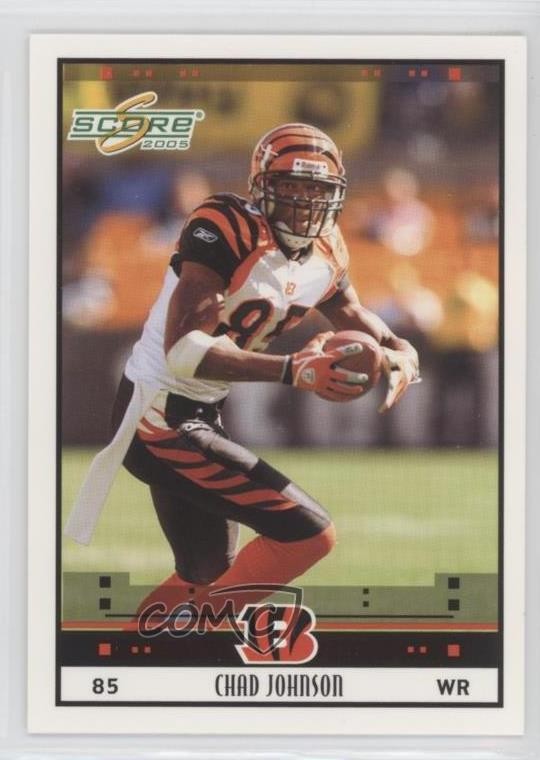2005 Score Chad Johnson #56 xm0