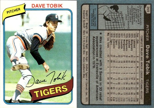 1980 Topps Baseball Complete Your Set #201-300 You Pick! - Picture 93 of 134