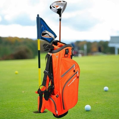 PowerBilt Junior Boys Complete Golf Club Set Orange Series 5pc RH
