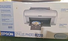 BRAND NEW EPSON STYLUS PHOTO R220 PRINTER, Open Box To Show.