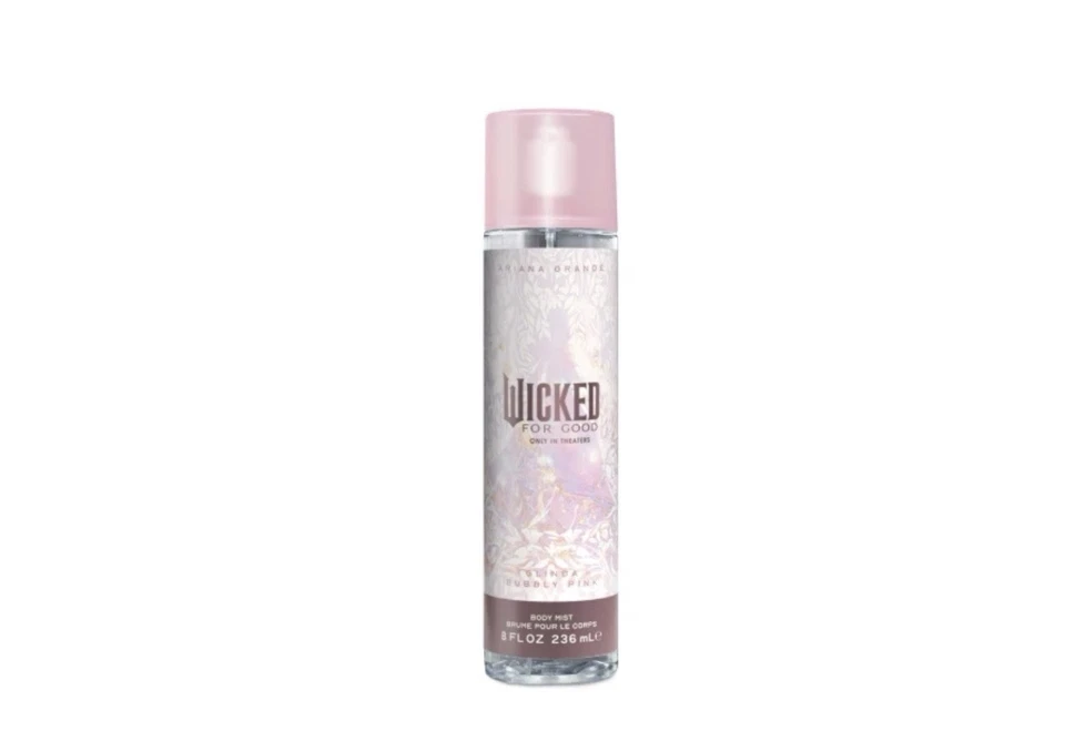 Bruma corporal Glinda Bubbly Pink de Ariana Grande Fragancias, 8 FL OZ Foto 2 de 3