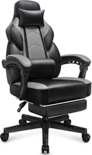Meilocar Gaming Chair for Adult, Computer Chair with Footrest Video Game Chair B