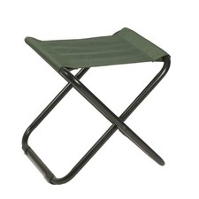 Camping Klapphocker ohne Lehne oliv