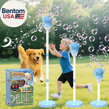 Bubble Machine for Kids, Automatic Standing Bubble Maker Machine Height Adjustab