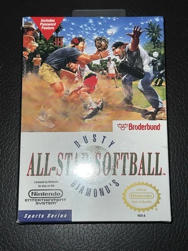 Dusty Diamond's All-Star Softball Nintendo NES Sealed