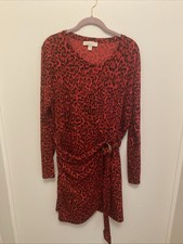 MICHAEL KORS ANIMAL PRINT DRESS - SIZE XXL