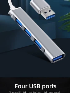 4 Adaptateur de port USB C HUB Type C Haute Vitesse Multi USB Fendeur PC Ordinateur portable Macbook