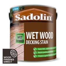 Sadolin Wet Wood Decking Stain 2.5L – Durable All Weather Protection - Free P&P