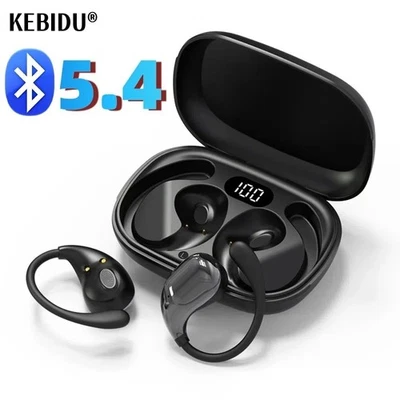 Bluetooth 5.4 In-Ear Kopfhörer TWS Wireless Sport Ohrhörer Touch LED Ladecase - Bild 1 von 4