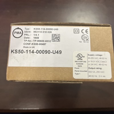 Controlador De Temperatura PMA KS50-114-00090-U49 KS 50-1