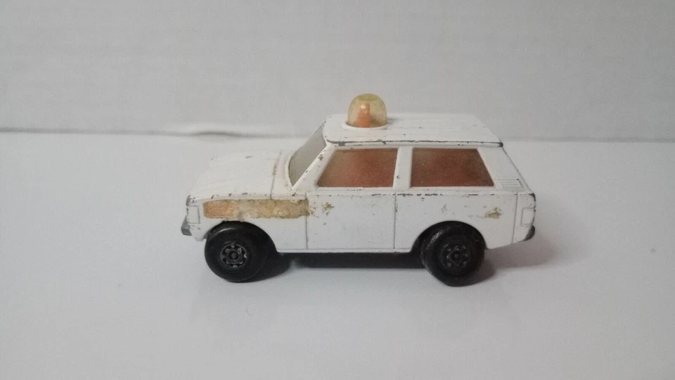 Matchbox Lesney #20 Rolamatics Police SUV Land Rover Diecast Police Patrol 1975 Foto 2 de 4