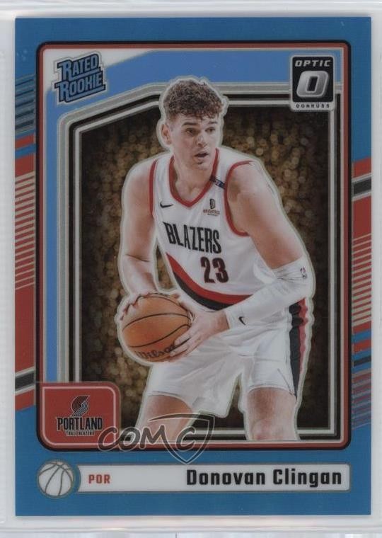 2024 Panini Donruss Optic Rated Aqua Prizm /225 Donovan Clingan #272 Rookie RC