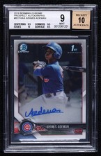 2018 Bowman Chrome Prospect Auto Aramis Ademan #BCPA-AA BGS 9 MINT Auto ib6