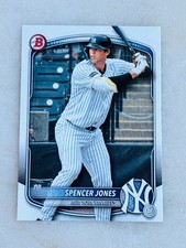 SPENCER JONES NEW YORK YANKEES  2025 BOWMAN DRAFT #BD-9 VANDERBILT VANDY