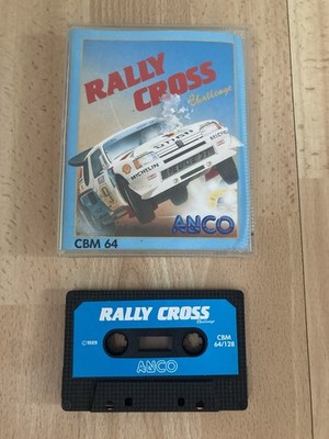Rally Cross Challenge Commodore 64 CBM Retro Videospiel Racing 1989