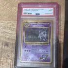Pokémon 1999 Japanese Sabrina's Gengar Holo #94 PSA 9 w/ Swirl