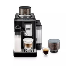 DeLonghi Rivelia Auto Espresso Machine Bean Switch Milk Frother Black Excellent