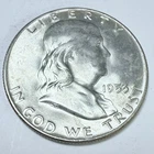 1953-D Franklin Half Dollar - 90% Silver - Circulated Coin #4944