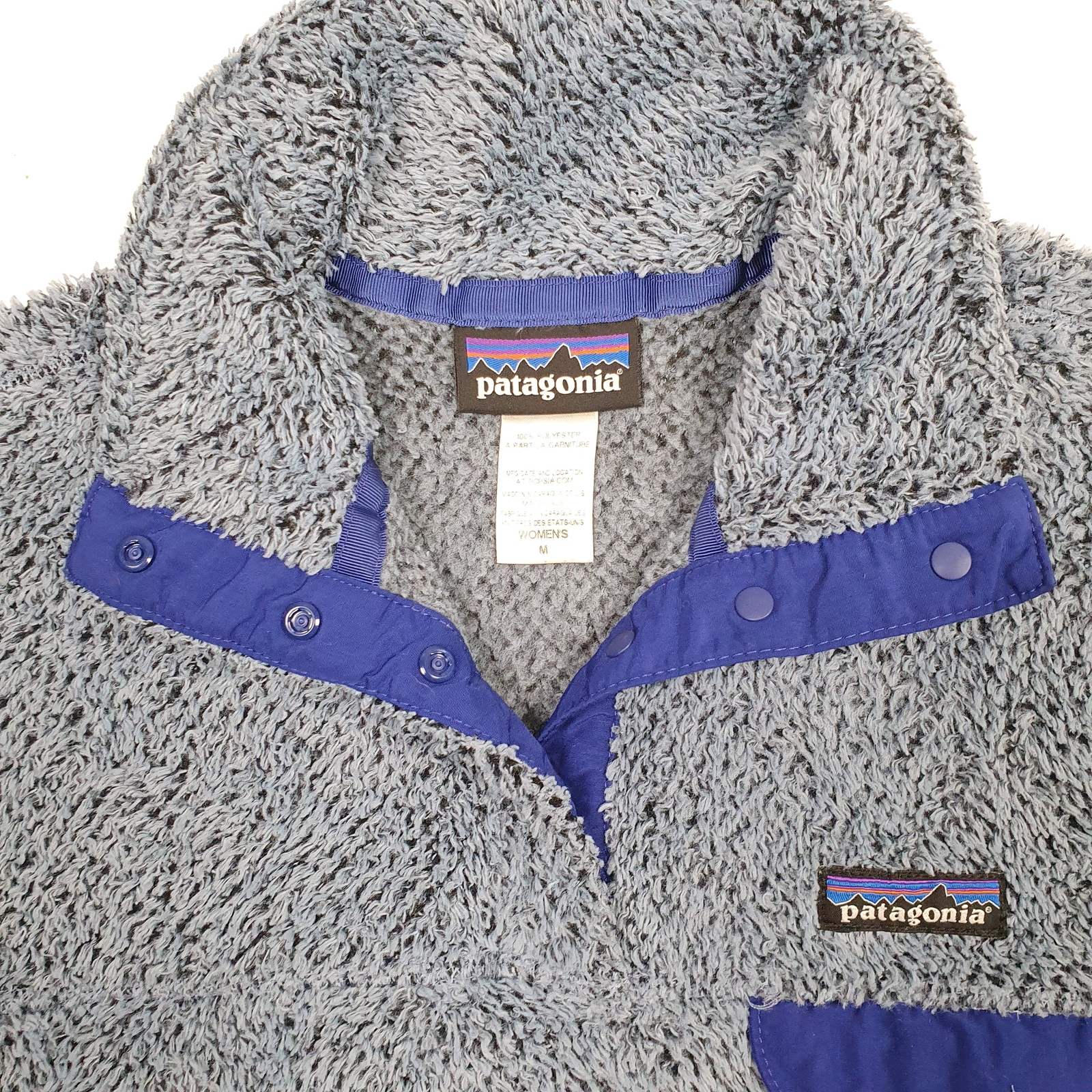 PATAGONIA 1/4 Quarter Zip Re Tool Snap T Fluffy Fleece Jumper Womens M image 2