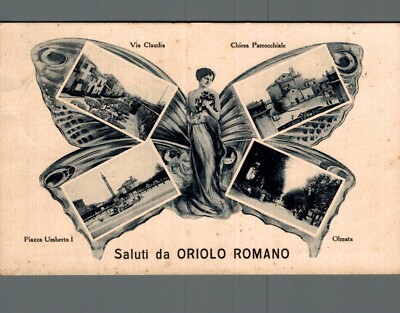 Viterbo Oriolo Romano views woman butterfly F. small shipped