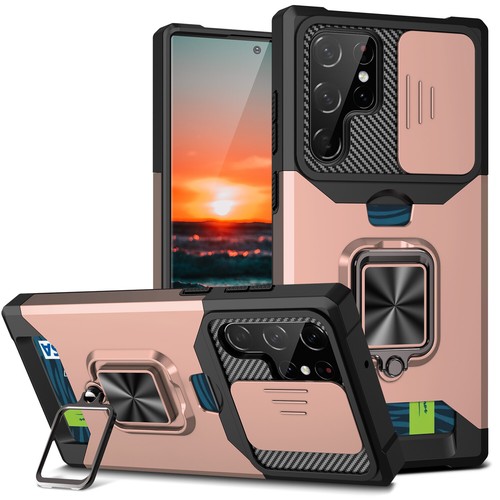 Funda para cámara con anillo deslizable a prueba de golpes para Samsung Galaxy A14 A34 A54 5G A13 A52 A42 - Imagen 19 de 20