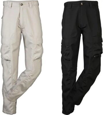 New, Mossy Oak Ripstop 6 Pocket Cargo Pants, 30''-40''W x 30''&32''L, Black or Khaki