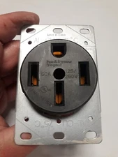 PASS & SEYMOUR STRAIGHT BLADE RECEPTABLE 50A 3 POLE 4 WIRE