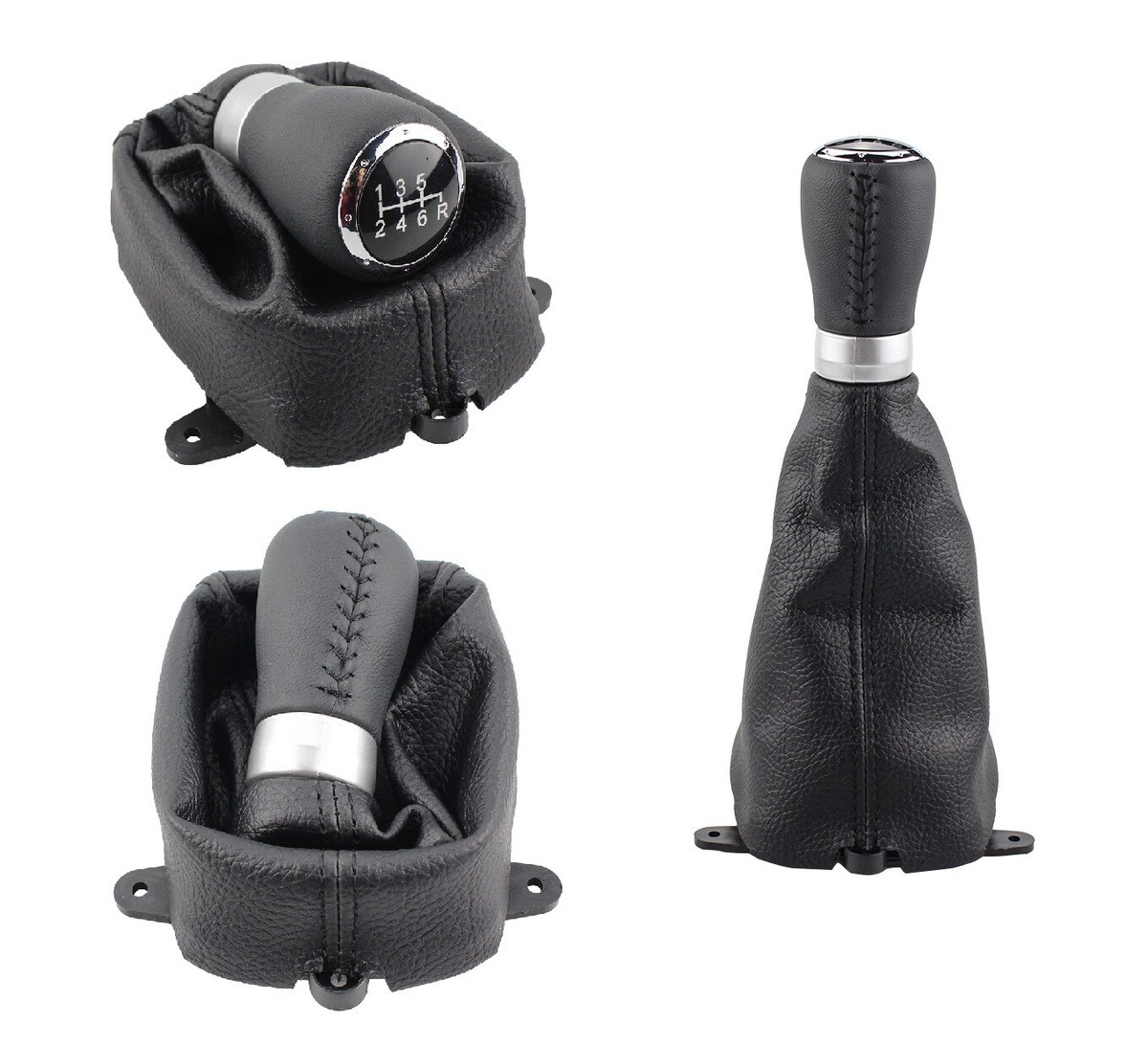 M MODECAR Schalthebelknauf + Schaltsack - Für Honda Accord VIII 2008-2015 Schwarz