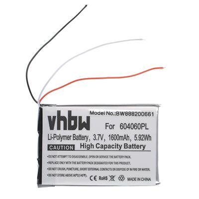 Akku für Becker 604060, 604060PL Navigation 1600mAh