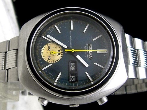 RARO SEIKO 6139-8002 Gents Cronografo Automatico Orologio Vintage 70s | eBay