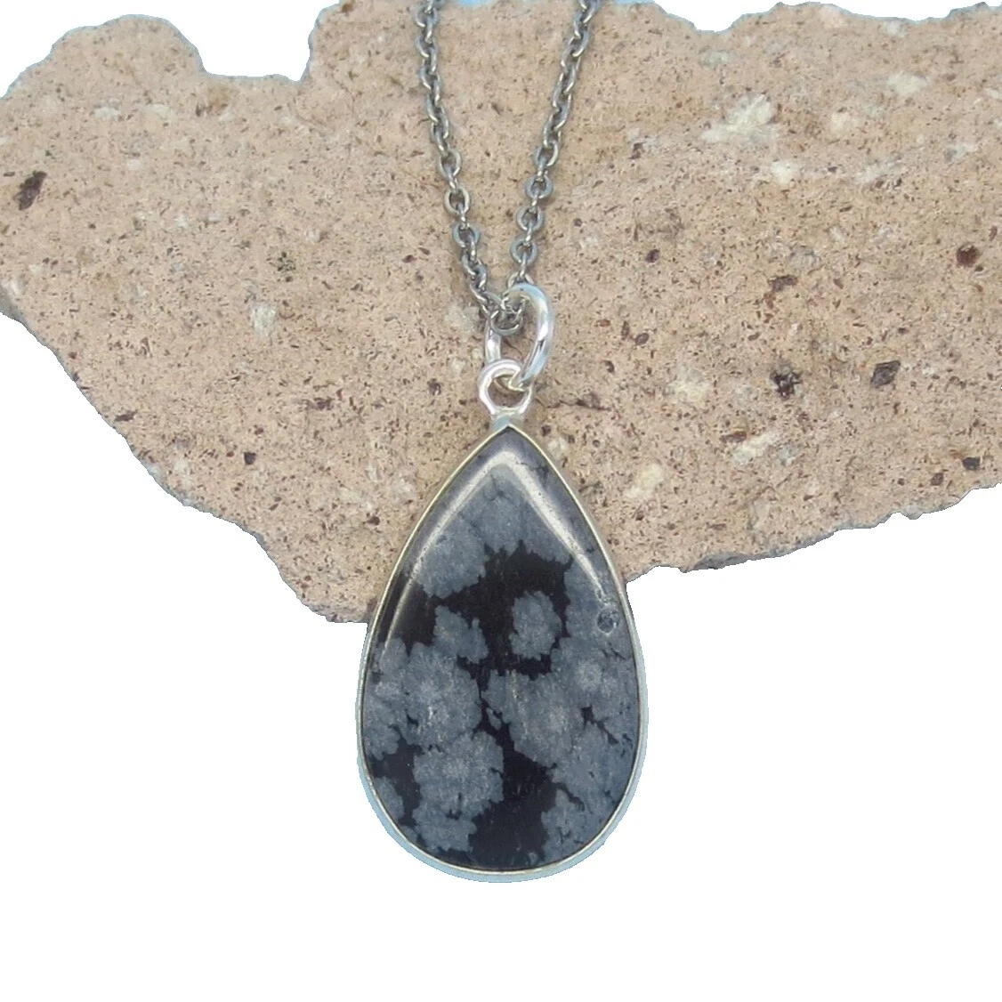 Piedra De Acero Inoxidable Joyería Artesanal y hechos a mano