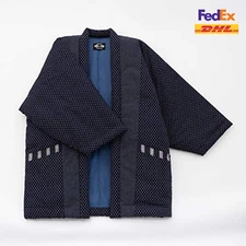 Japanese Kimono Hanten Warm Wear Winter Jacket LL (XL) size Made in JAPAN